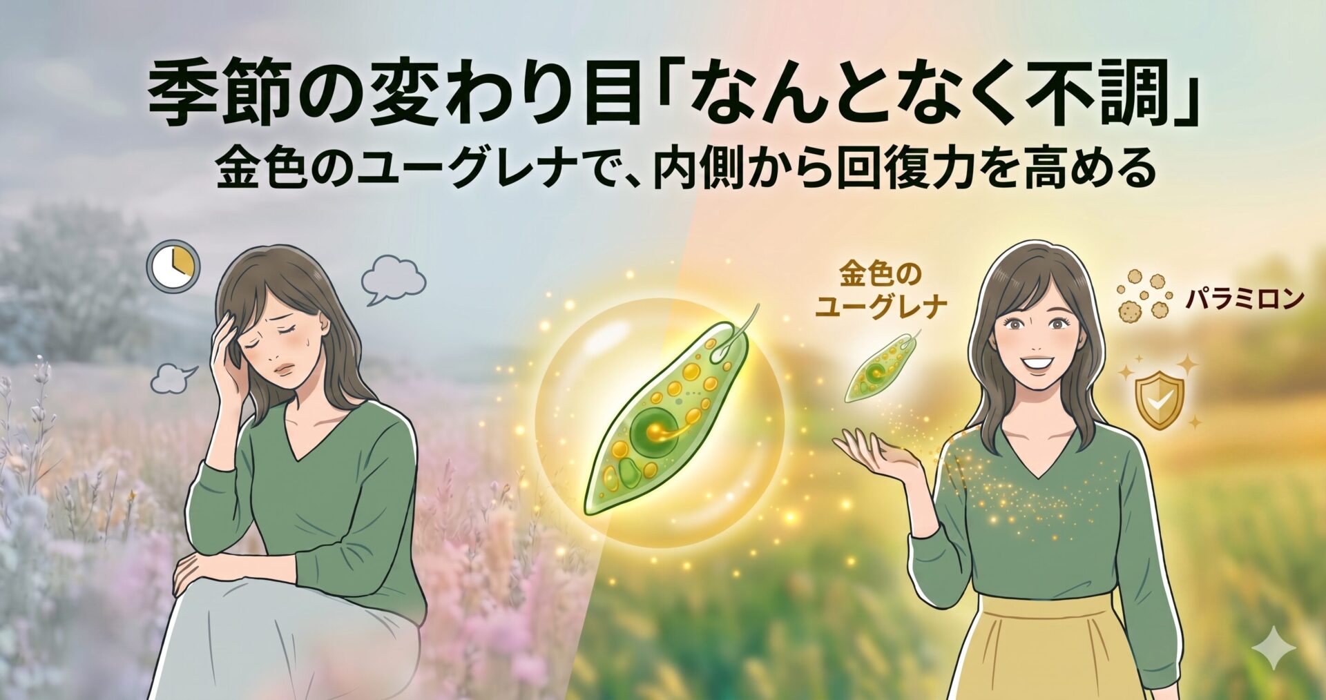 なんとなく体が重い…その原因は?内側から考える「季節の変わり目の不調」