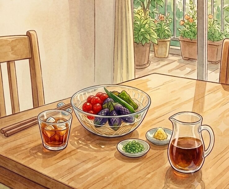食欲がない日もさっぱり! つくりおきしたい「彩り夏野菜の焼き浸し」